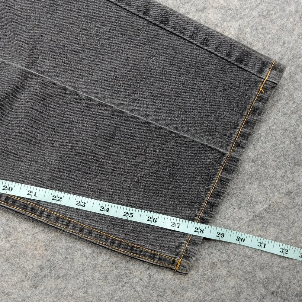 Mecca Jeans Mens 46x32 Gray Denim‎ Straight Leg Relaxed Fit Big & Tall 5-Pocket